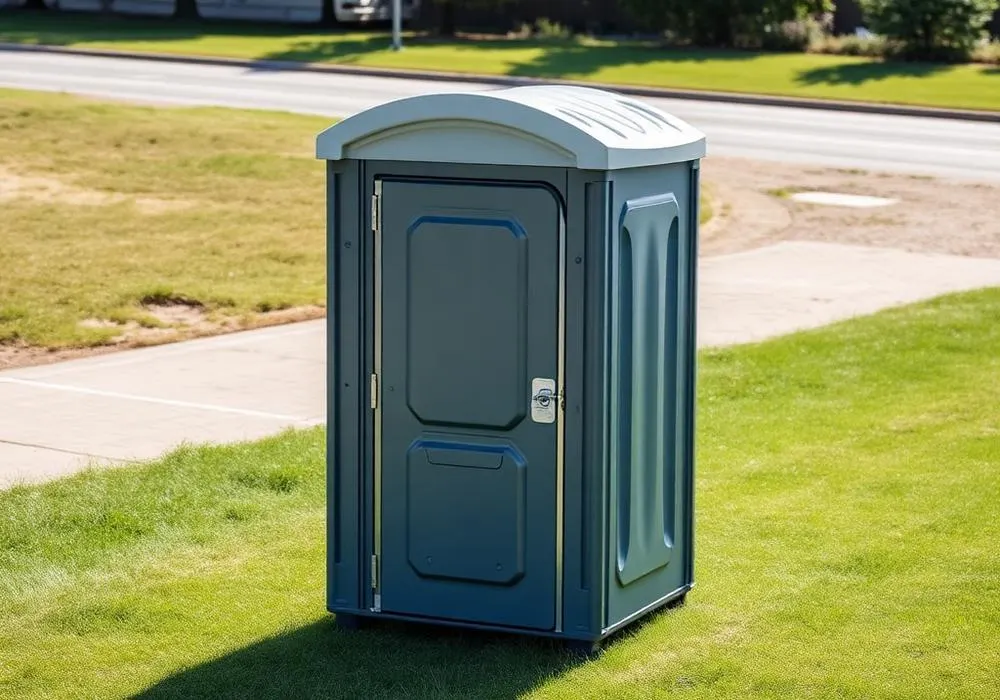 Portable Toilet Rental unit in service
